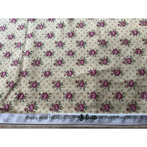 Penny Rose Fabrics C5676 "Juliette" by Penn Rose Studio Vtg Cotton Fabric - Picture 13 of 16